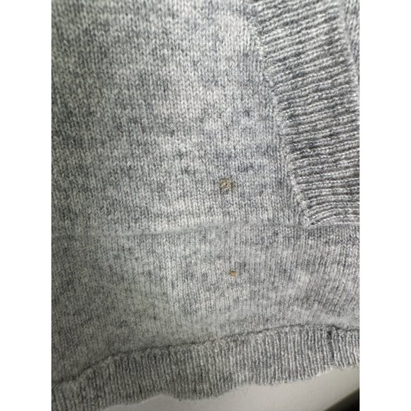 Max Studio Womens Small Gray Cashmere Cowl Neck Sweater Cozy Minimalist Classic - Picture 7 of 13